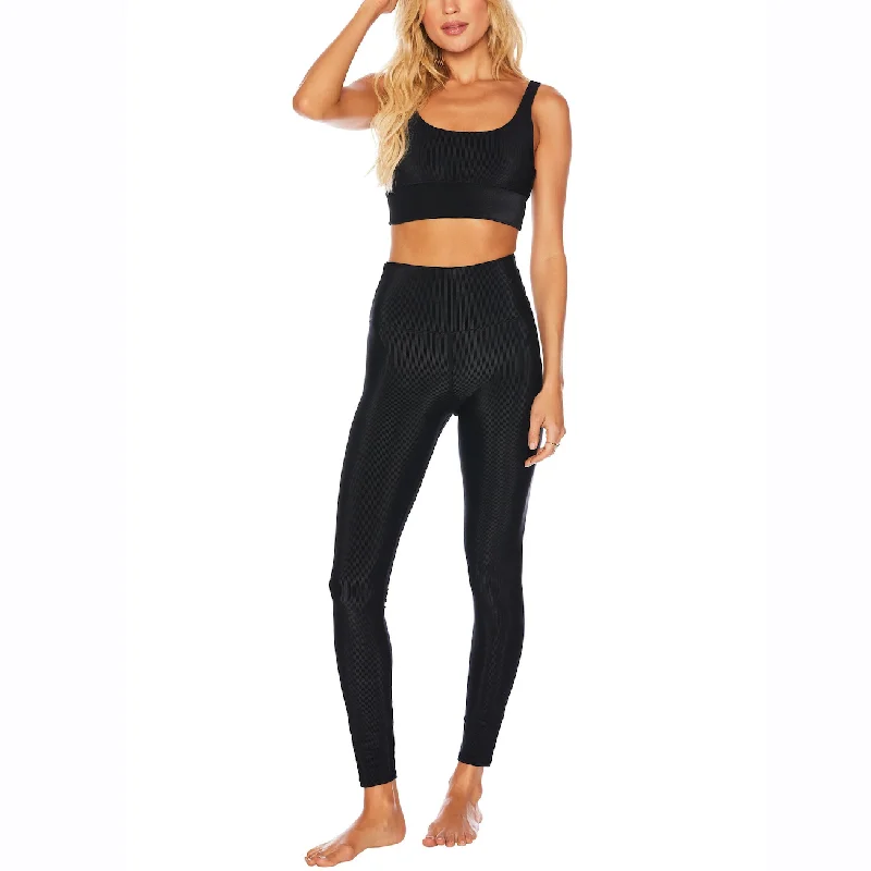 Ayla Legging - Black Ribbed