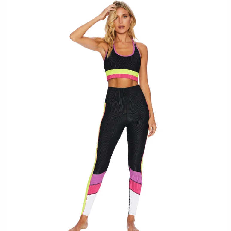 Bailey Legging - Black Lime Punch