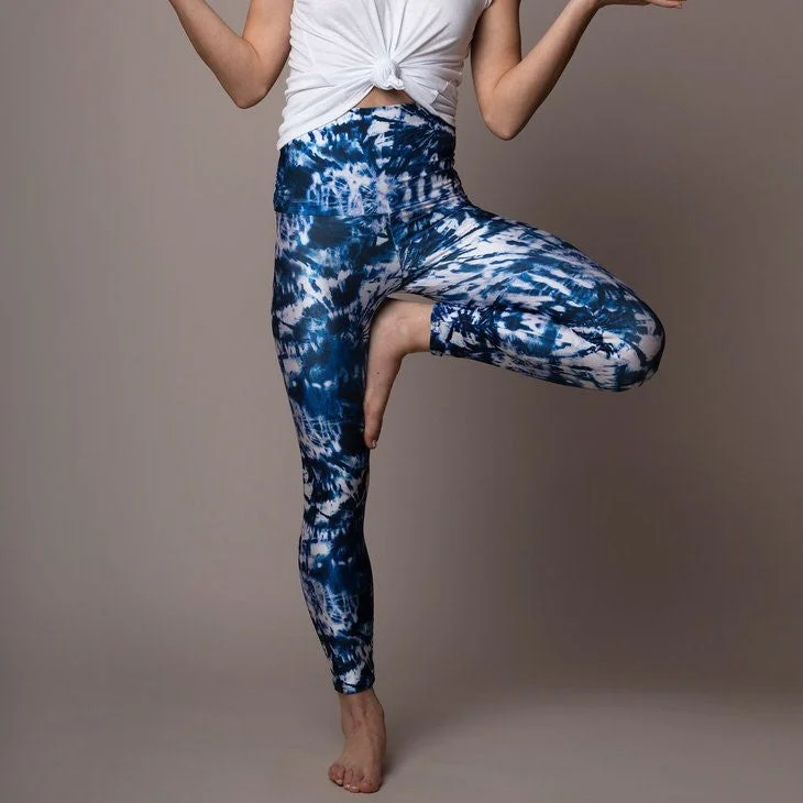 Indigo Tie Dye Sneaker Legging