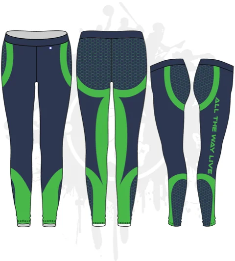 NAVY/NEON GREEN