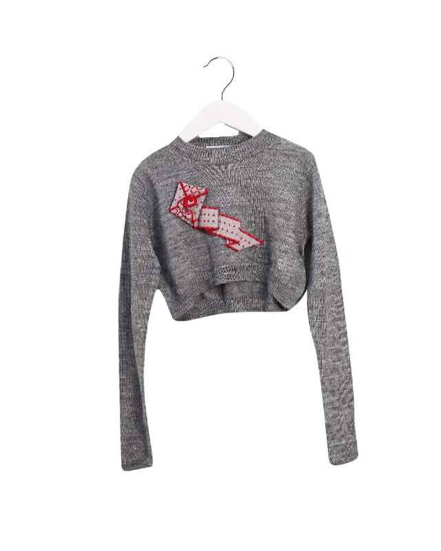 I Pinco Pallino Cropped Knit Sweater 8Y (130cm)