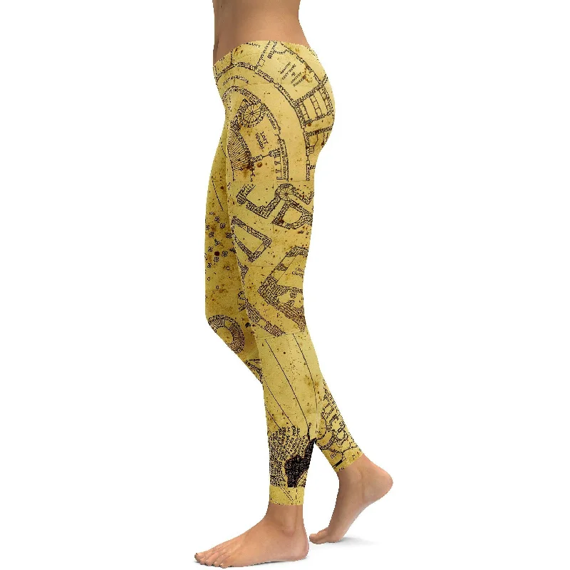 Marauders map Leggings