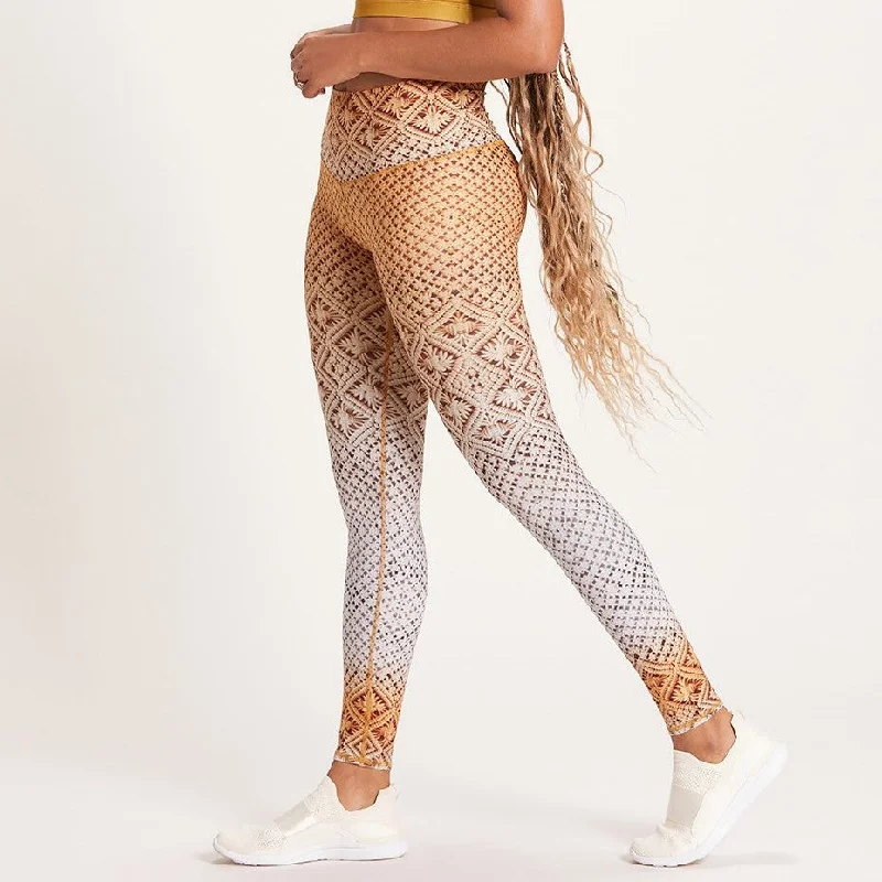 Macrame Sun Spot High Waisted Legging