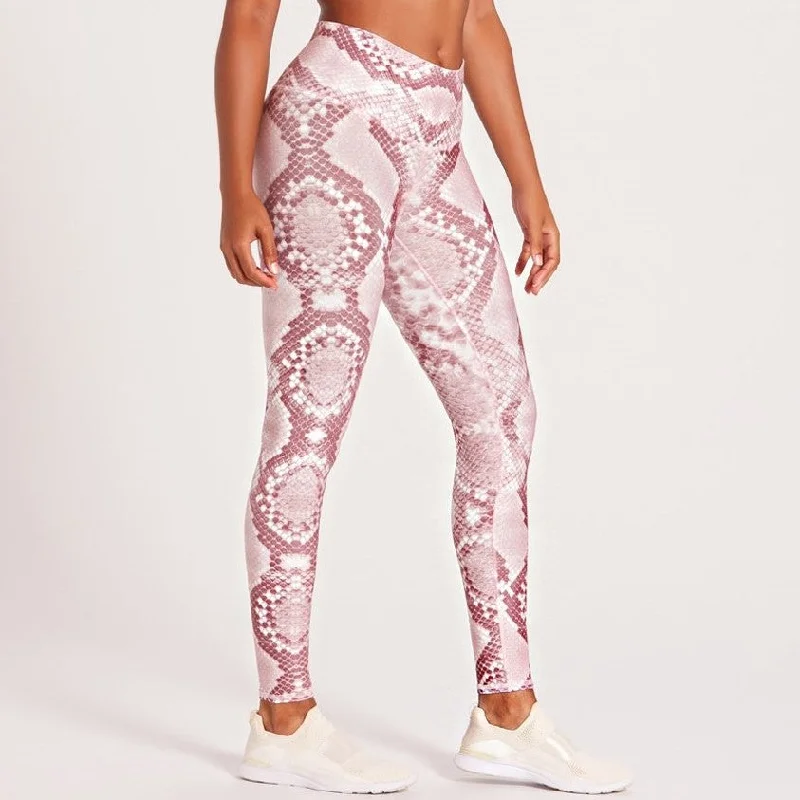 Rose Python Barefoot Leggings