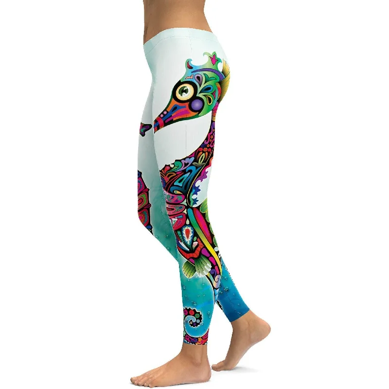 Ornamental Seahorse Leggings