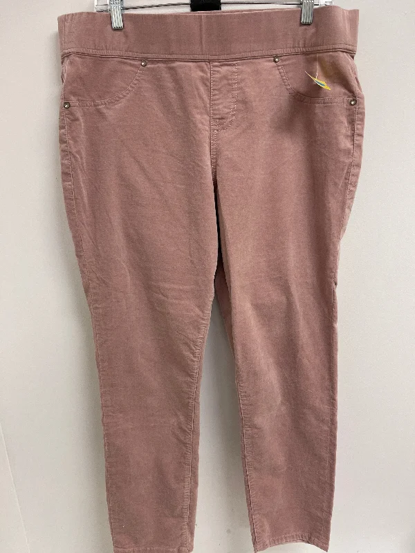 Pants Leggings By Jag In Pink, Size: Xl