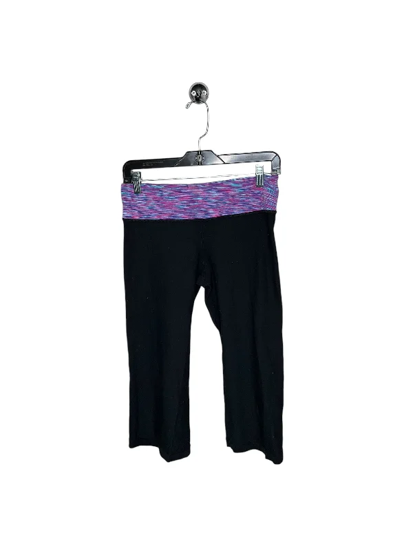 Pants Leggings By Lululemon In Black & Purple, Size: 6