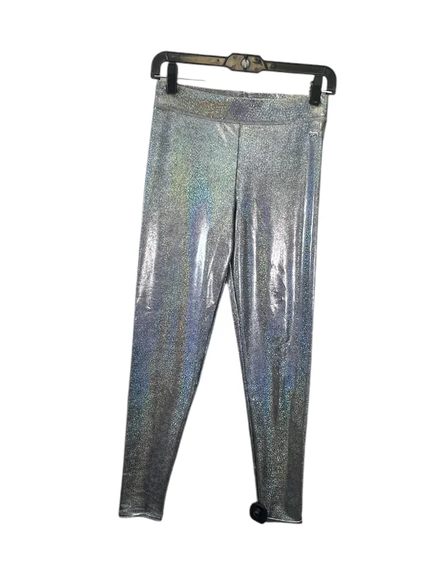 Pants Leggings By Pink In Silver, Size: S