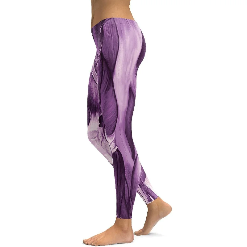 Purple Muscles Leggings