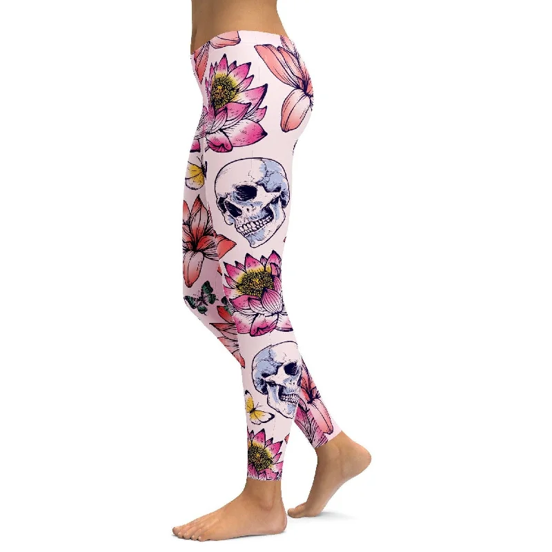 Skulls & Lotus Leggings