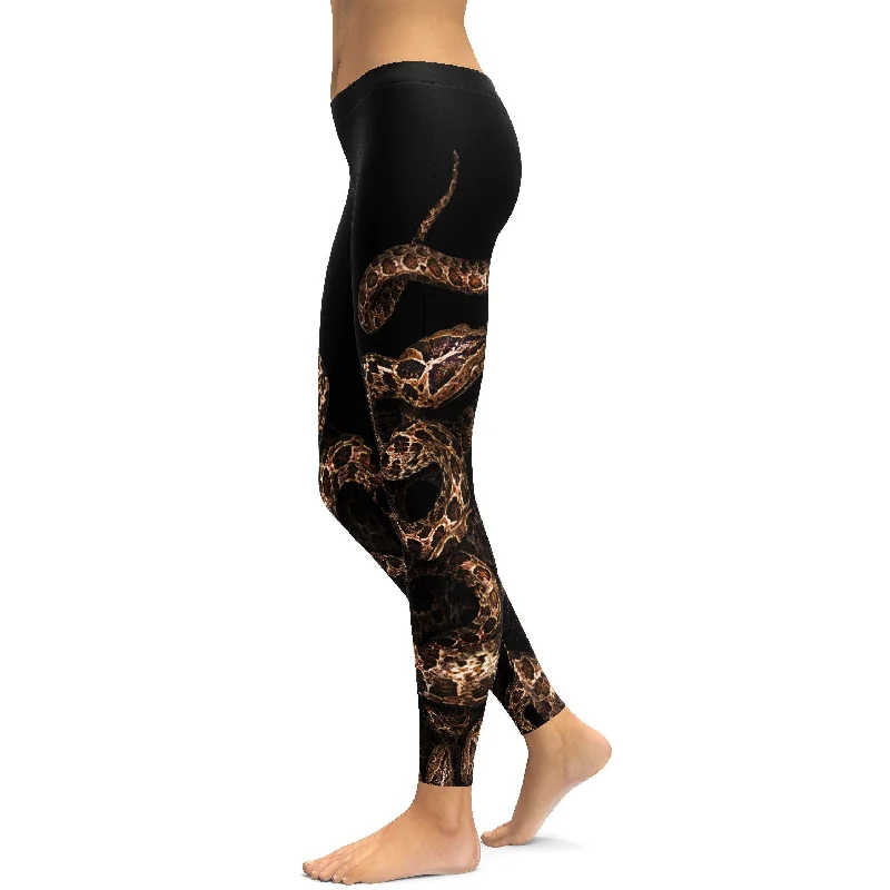 Snake Crawling Leg Leggings