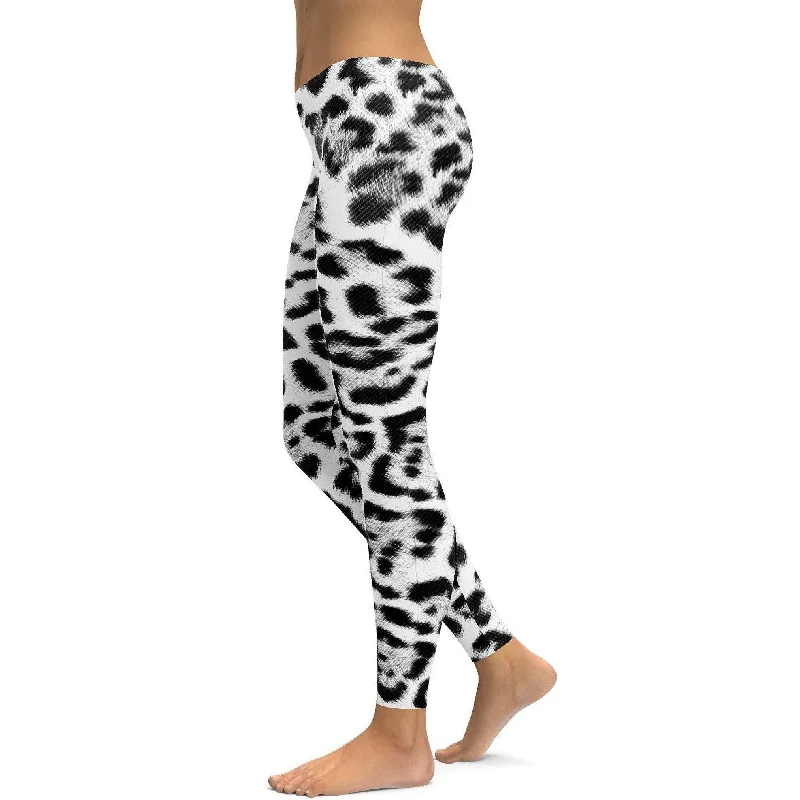 Snow Leopard Skin Leggings