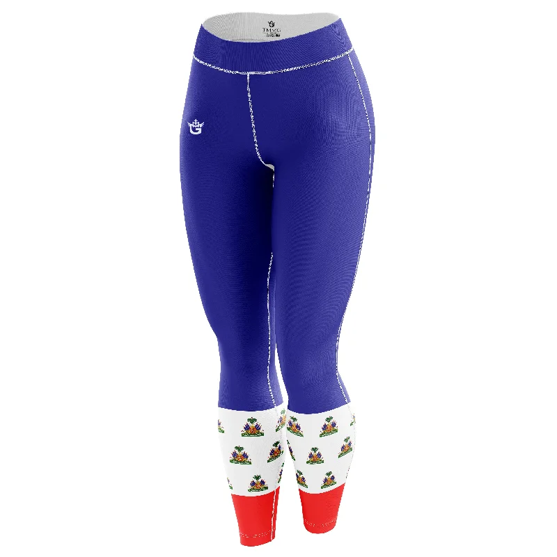 TMMG Haiti Everyday Lifestyle - Haitian Flag Leggings For Women