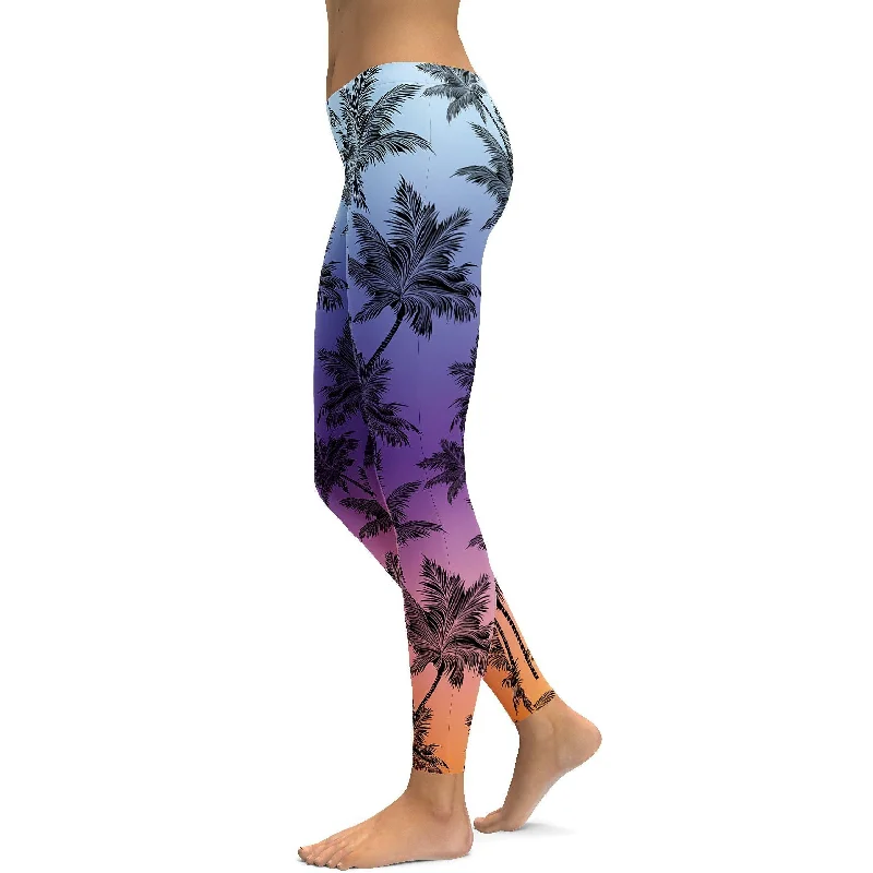 Tropical Palm Trees Leggings